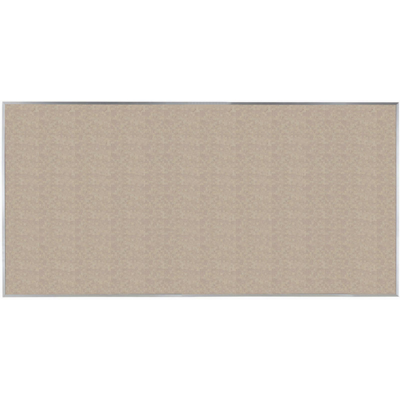 Wall Cork Bulletin Board, 48" H x 96" W, Baby Lettuce