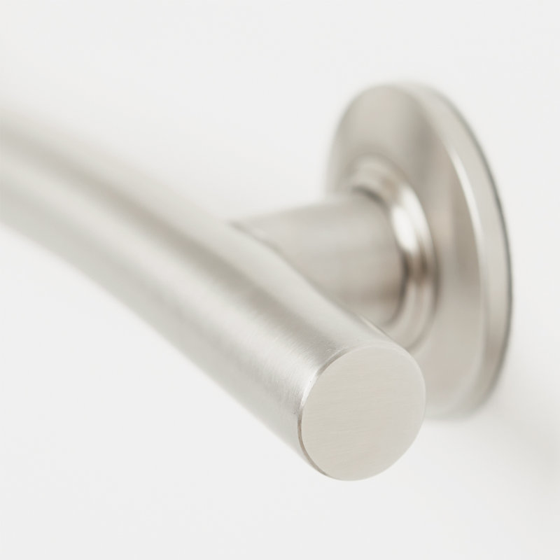 Lifestyle & Wellness Stainless Steel Wave Grab Bar, Satin Stainless, 8.69" H x 48" W