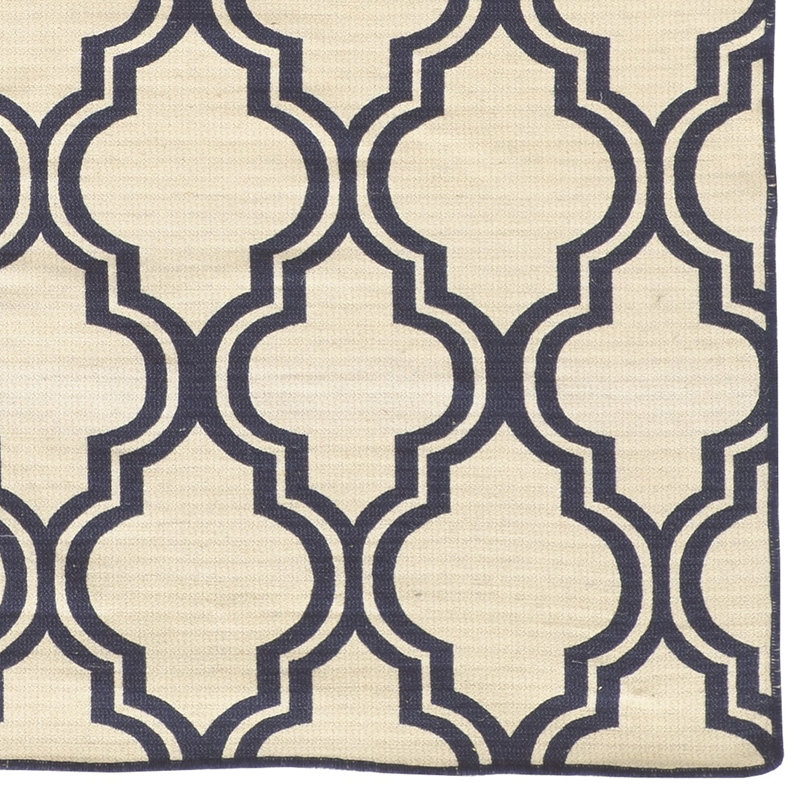 Rhett Wool Geometric Indoor Rug, Rectangle 5' x 8'