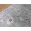 Tapis de zone en laine vert 7 pi 6 po x 9 pi 9 po main one-of-kind noué la sage Josephson