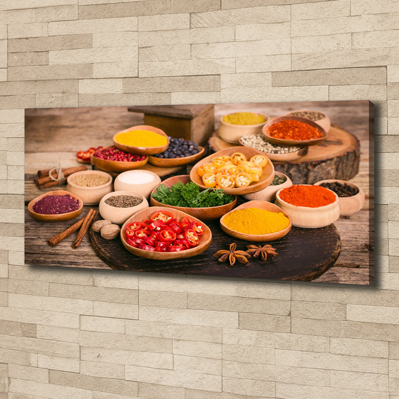 Spices And Herbs - Wrapped Canvas Print