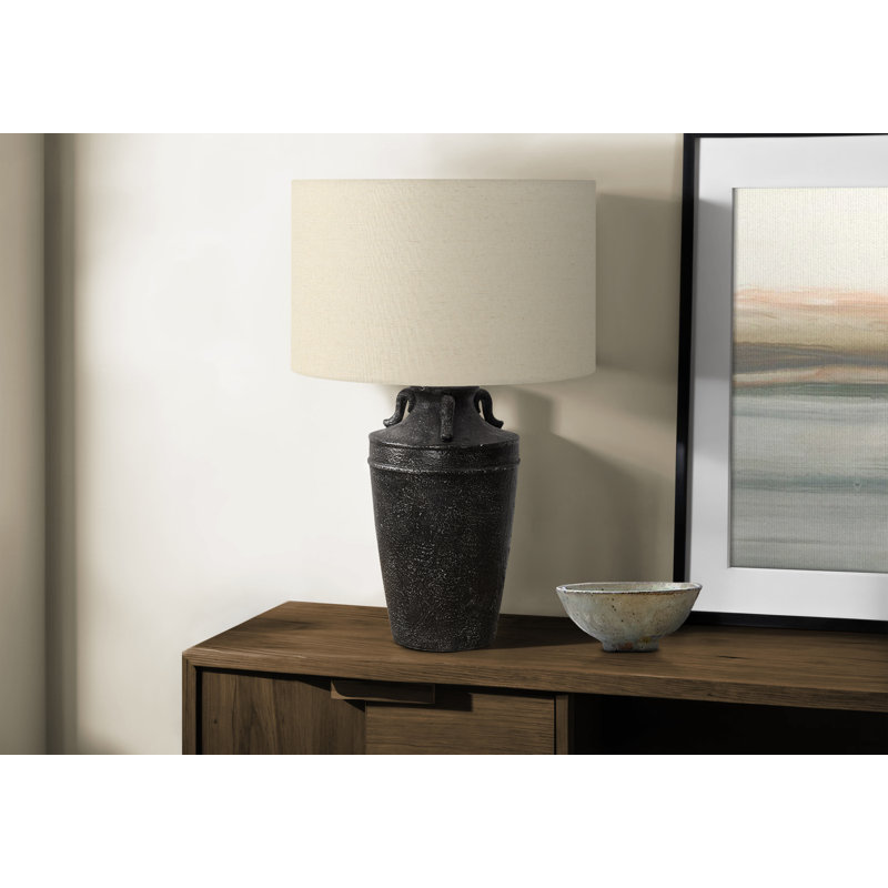 Lighting, 28"h, Table Lamp, Ceramic, Shade, Transitional, Beige, Beige