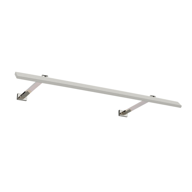 Botto Dimmable LED Wall Mount Picture Light, 1.4" H x 24" W x 9.6" D, Polished Nickel
