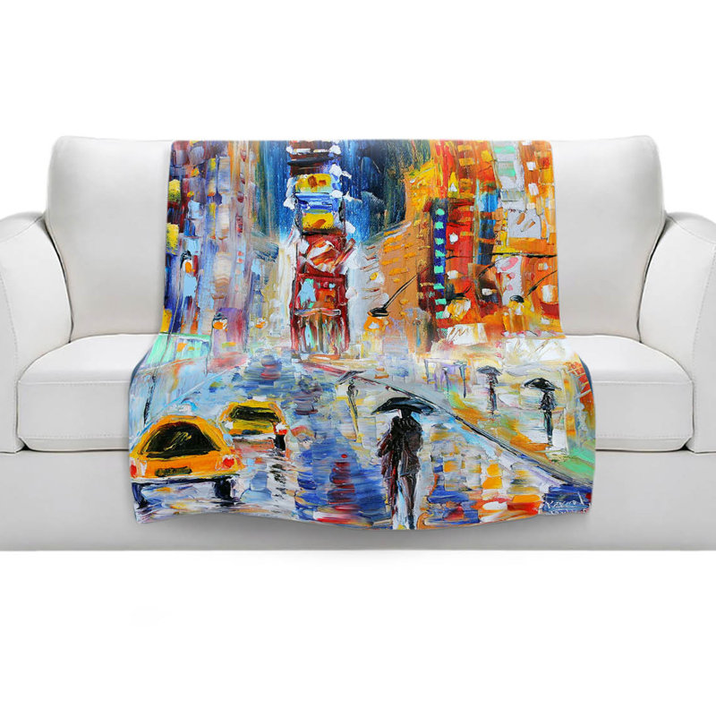 Couverture sherpa à neuf ans new york, l 51 po x L 60 po