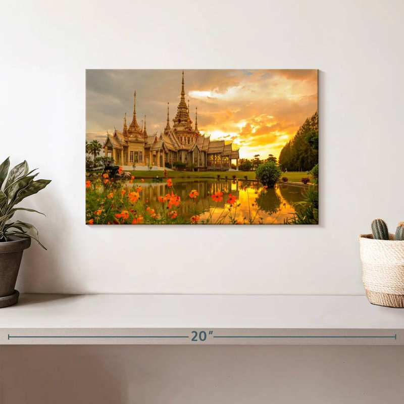 Wat Non Kum Temple, 8" H x 12" W