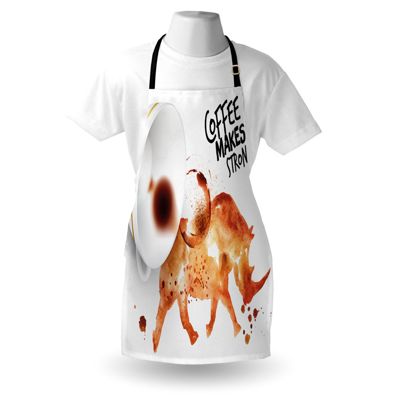 No Pattern Bib Apron