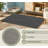 The 46 x 35 in XL super-size cat litter mat is durable, phthalate-free, soft on paws, and easy to clean while providing large-area litter coverage.