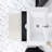 36'' Wall-Mounted Single Bathroom Vanity With Integrated Resin Top-582235175