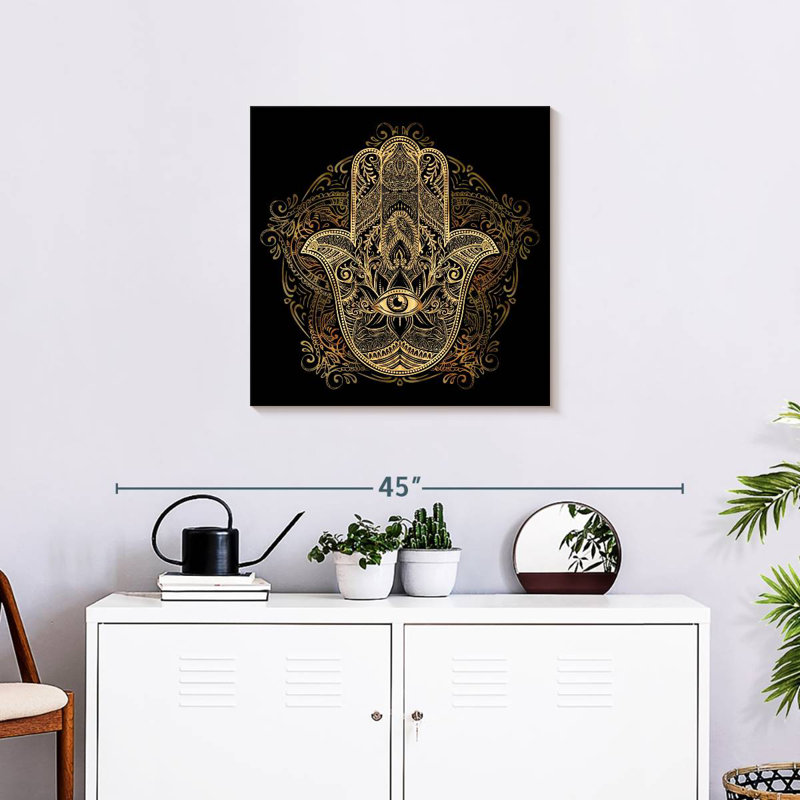 Main Hamsa Adella, H 24 po x l 24 po