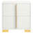 Jeremiah White 2-Drawer Nightstand