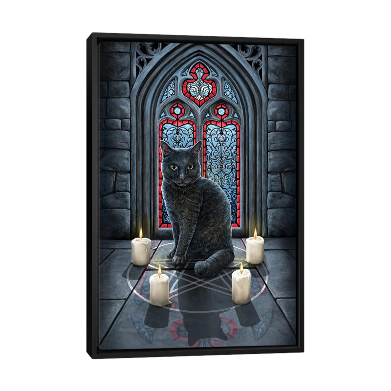 « johnny circle », impression sur toile, H 26 po x l 18 po x P 1,5 po, Toile avec cadre noir