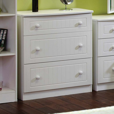 Fully Assembled Saxena 3 Drawer Chest