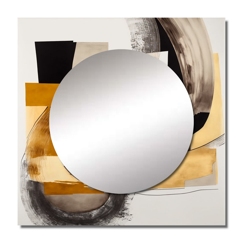 Maeanna - Miroir carré moderne pour décoration murale, 29 po x 29 po