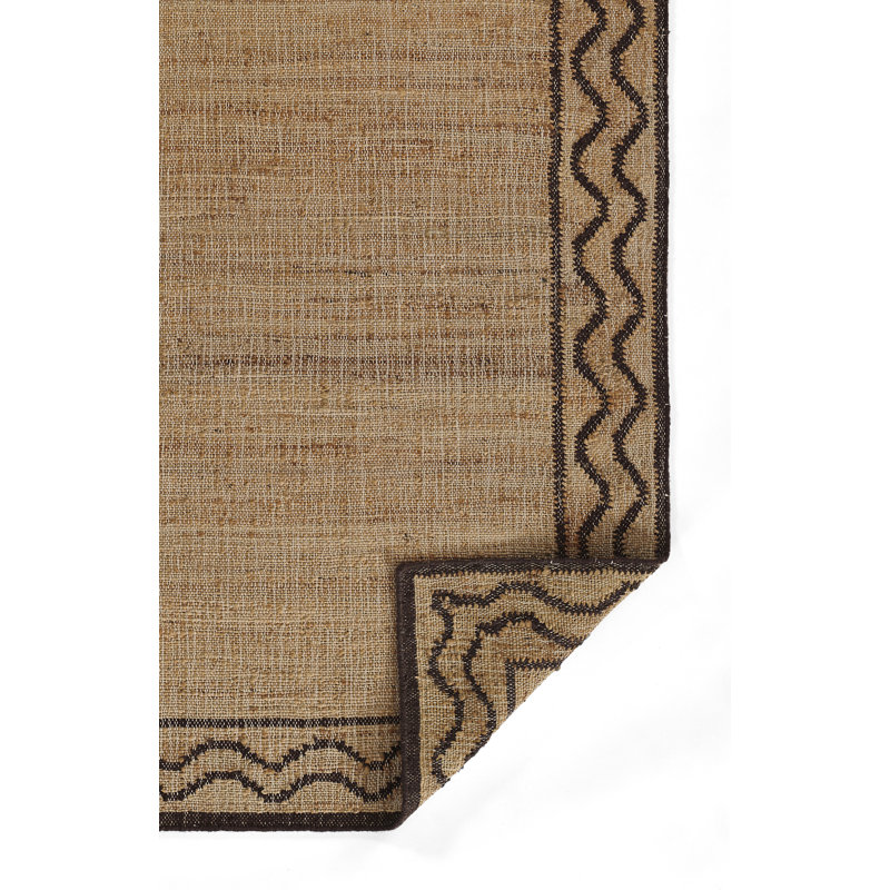 Erin Gates by Momeni Orchard Ripple Brown Hand Woven Wool and Jute Area Rug, Runner 2'3" x 8'