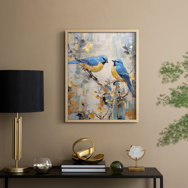 ANIMALS Series DXXIV Framed Print - Solid Wood, Natural, 11" H x 9" W