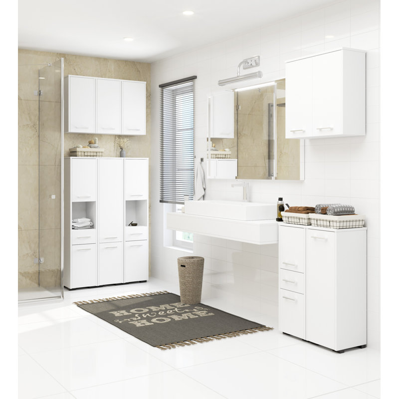 Elfgund Bathroom Cabinet, White