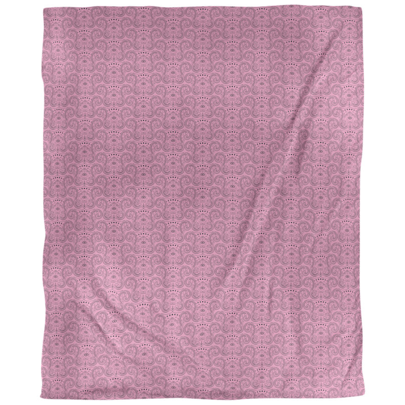 Troisième tissu oculaire, Rose, L 54 po x l 36 po, Lin huître palazzo