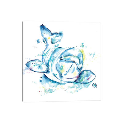 Baby Baluga 1 Piece Wrapped Canvas Painting