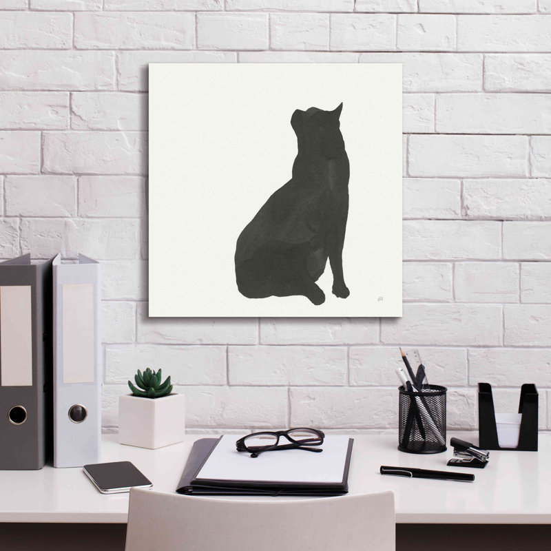 «Black Cat II» par Chris Paschke, H 18 po x l 18 po x P 0,75 po
