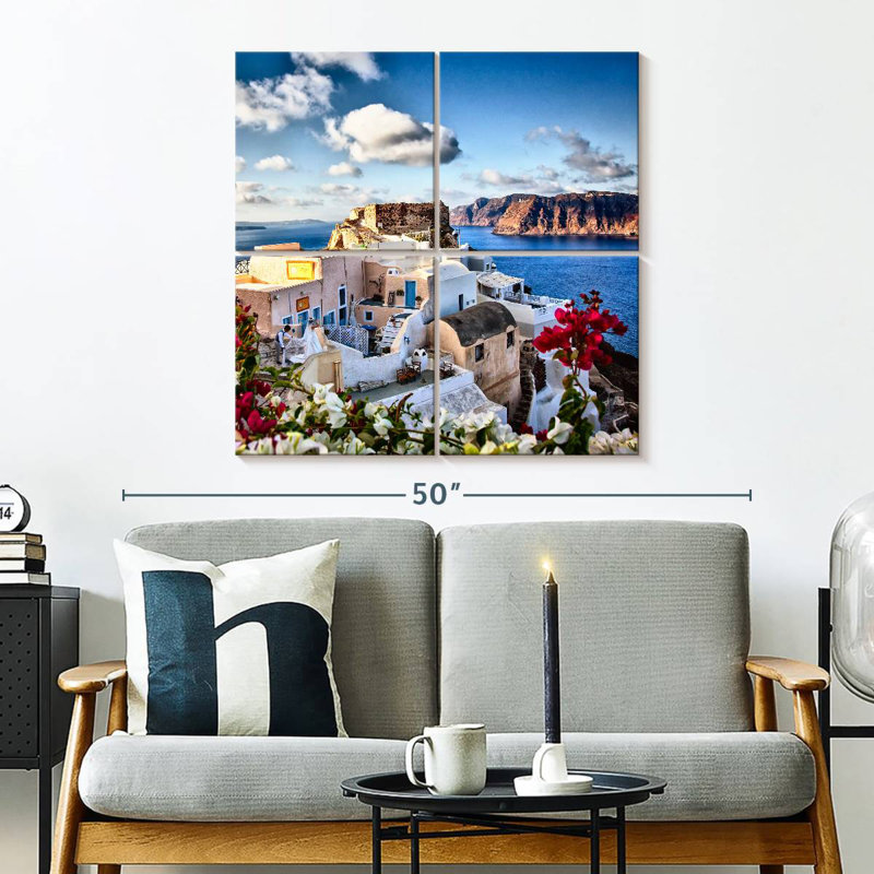 Gillard The Town Of Oia Santorini I, 32" H x 32" W