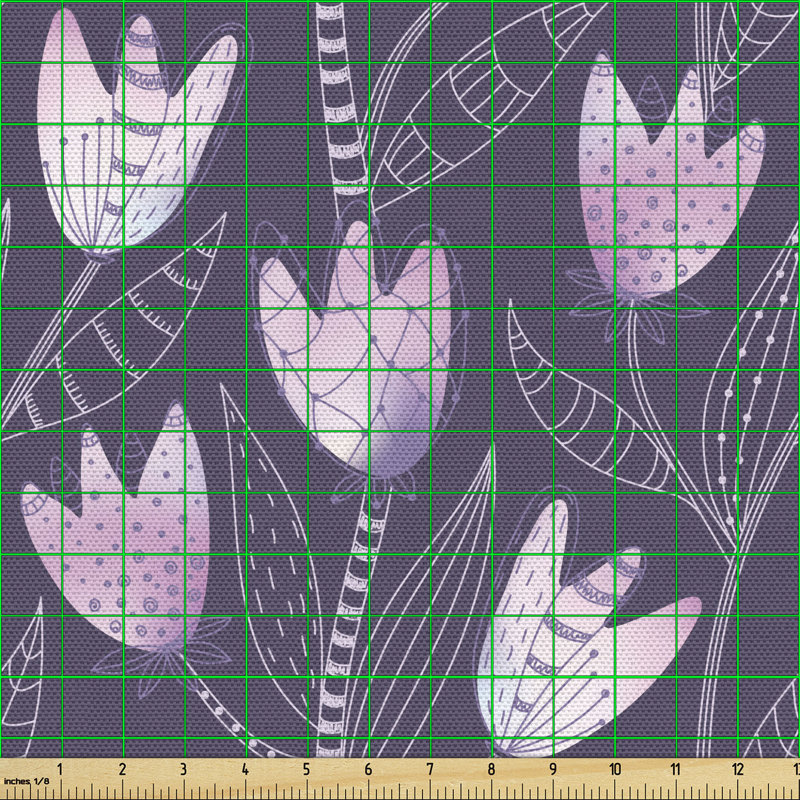 Chenaya Tulips Multi-purpose Fabric