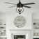 52" 4-Blade Reversible Ceiling Fan With Remote Control And Light Kit Included
