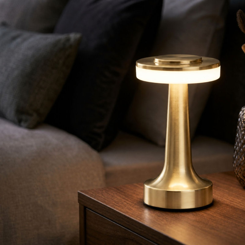 Metal Novelty Lamp, Brass
