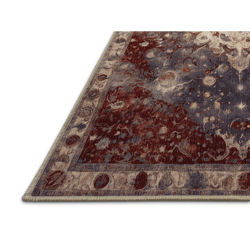 Tapis brun lavable à la machine