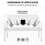 Banc de jardin en acier Roselynne-1986976833