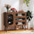  39.5“ Modern Sideboard With Glass Doors