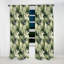 Neutre motif tropical tropical - Rideau floral - Rideau floral obscurcissant - 1 panneau-107599246