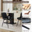 Chaise rembourrée Mid-Century (ensemble de 4)-711523070