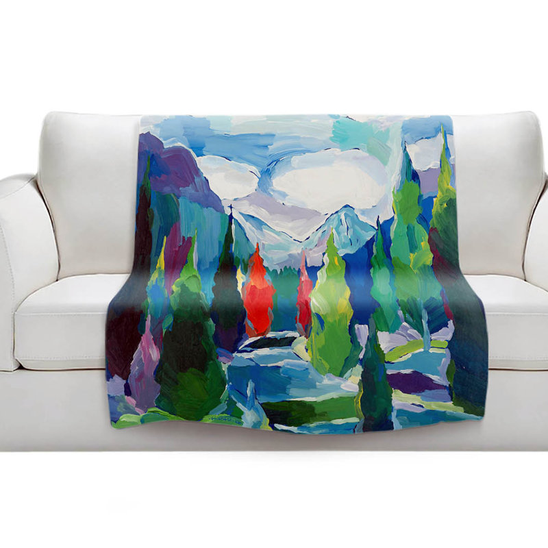 Couverture sherpae douce en aparté, l 51 po x L 60 po