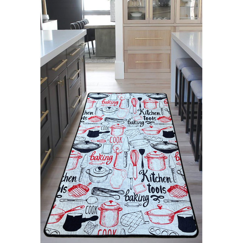 Premium Red Carpet, 3.9 x 5.2 Feet | 100% Polyester, 0.4 in Pile Height | Antibacterial, Non-Slip Underside, Machine Washable | Perfect for Living Room, Bedroom & Office Decor, Soft and Durable Design