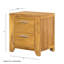 Table de chevet 20,7 x 15,4 x 22 po
