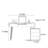 Solid wood simple new style clamshell dresser