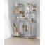 Amaud 30cm W Metal Height -Adjustable Shelving Unit-1300565023
