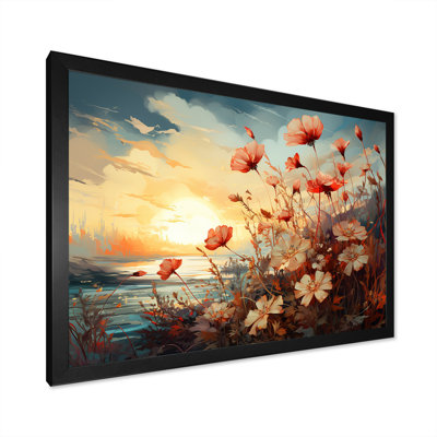 " Meadow Stream At Sunset II "