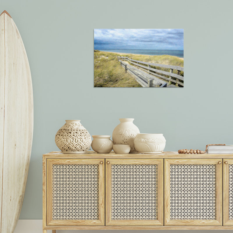  "Sandy Boardwalk View", art mural par Graffi *ee Studios, H 20 po x l 30 po