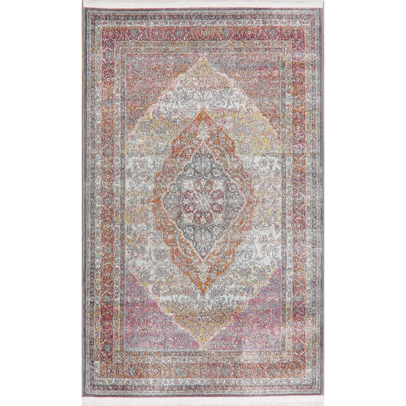 Tapis de surface beige en polypropylène Fidelis, Rectangle 3 pi 11 po x 5 pi 7 po