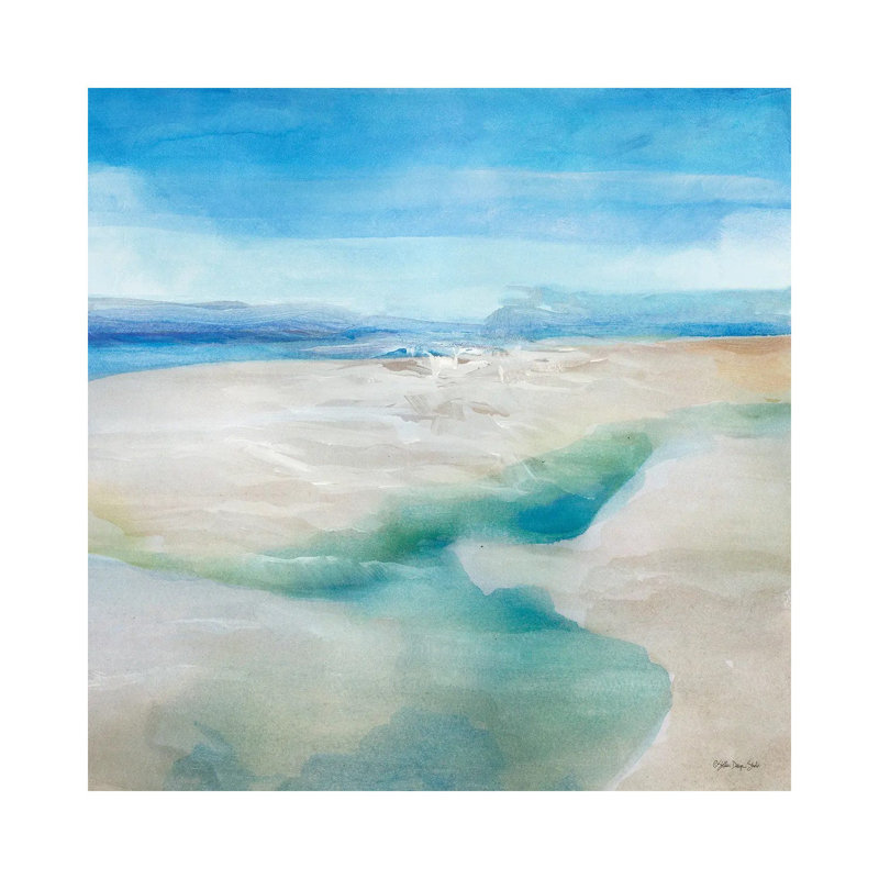 Cool Waters II by Stellar Design Studio - Painting on Canvas, Wrapped Canvas, 45.72 cm H x 45.72 cm W x 1.91 cm D