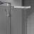Left Side Silver Glass Support Bracket Stabilizer
