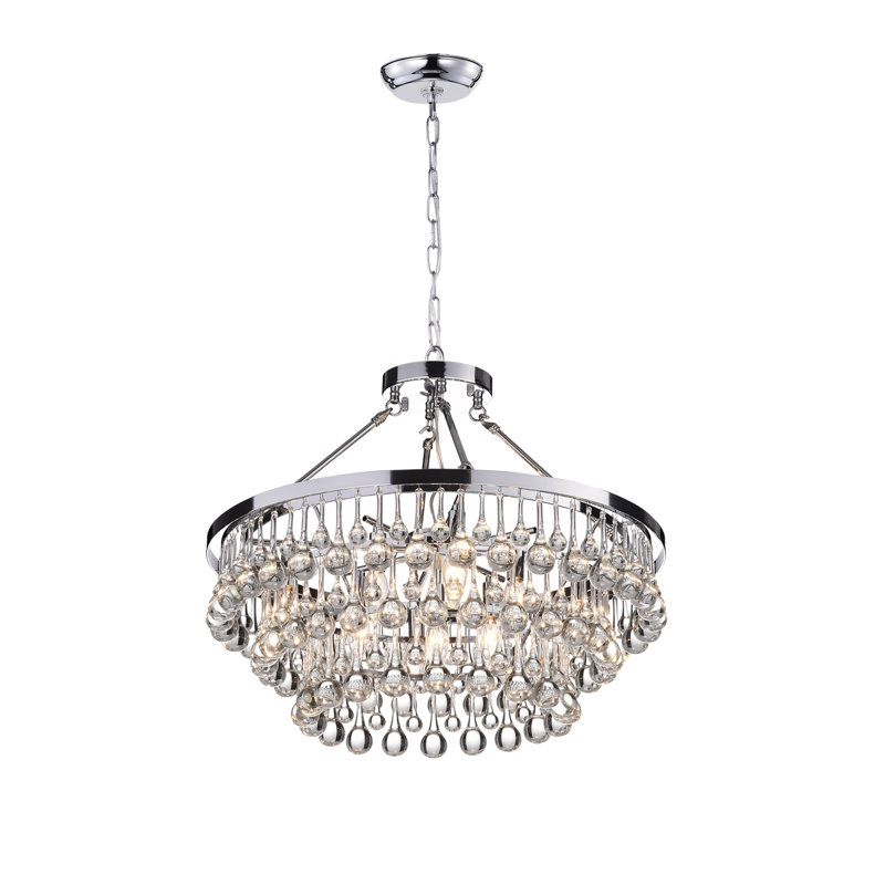 Mraz 9 - Light Dimmable Tiered Chandelier