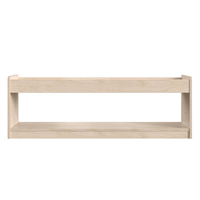 Mess Magic Commercial Grade Wooden Classroom 2 Tier Display Shelf Unit