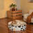  Cat Scratcher Cardboard Bed, Round Scratching Pad For Indoor Cats, Double-sided Usable-1731317336