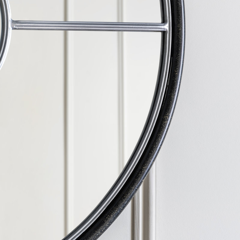 Eleck Metal Wall Mirror, 80cm H x 80cm W