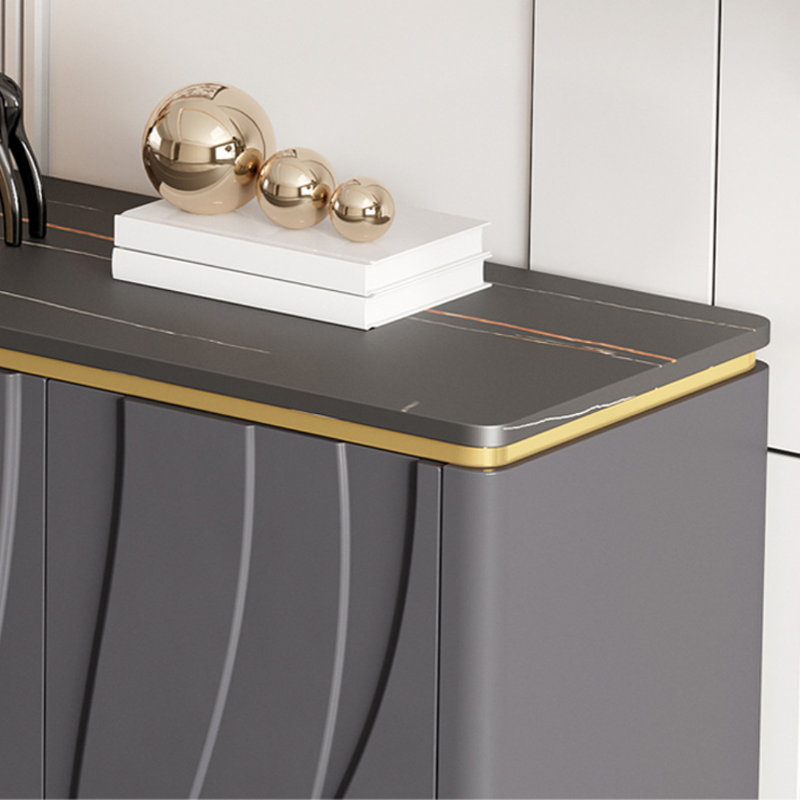 Commode d'appoint italienne de luxe minimaliste, Grey