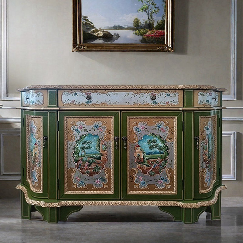 Buffet de luxe peint à la main