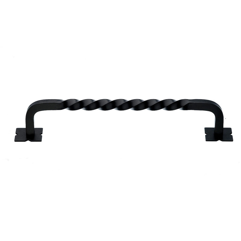 Twist Appliance pull, Patina Black, 18" Center to Center