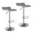 Swivel Upholstered Adjustable Height Counter Stool with Metal Frame-236506820